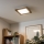 Eglo - LED Pinnale kinnitatav valguspaneel SALOBRENA-RW WOOD LED/17W/230V 2700/4000K 34x34 cm pruun