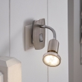 Eglo - LED-pistikupesa valgusti 1xGU10/2,8W/230V mattkroom