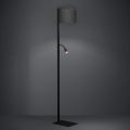 Eglo - LED Põrandalamp 1xE27/40W/230V + LED/3,8W 3000K must