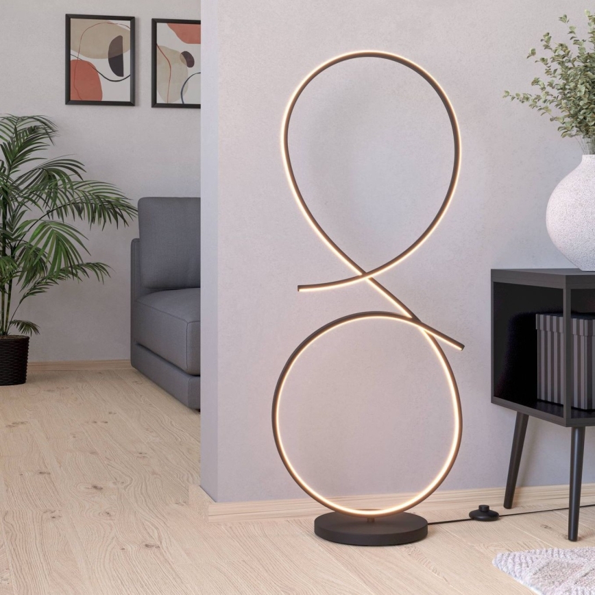 Eglo - LED Põrandalamp LED/20W/230V 3000K must
