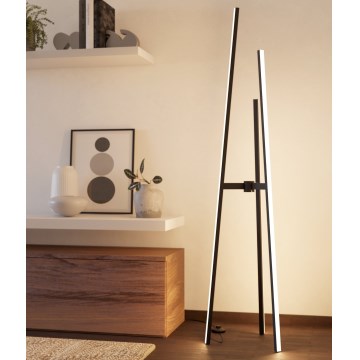 Eglo - LED põrandalamp LED/30W/230V must