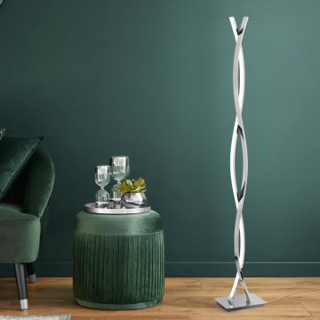 Eglo - LED põrandalamp LED/36W/230V läikiv kroom