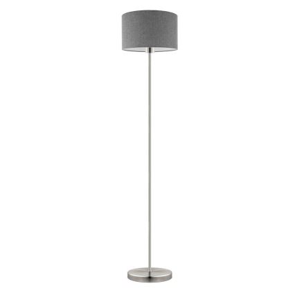 Eglo - LED  Põrandalamp TUNJA 1xE27/60W/230V matt kroom/hall