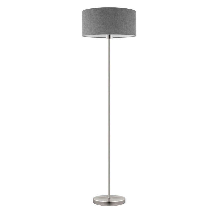Eglo - LED  Põrandalamp TUNJA 1xE27/60W/230V matt kroom/hall