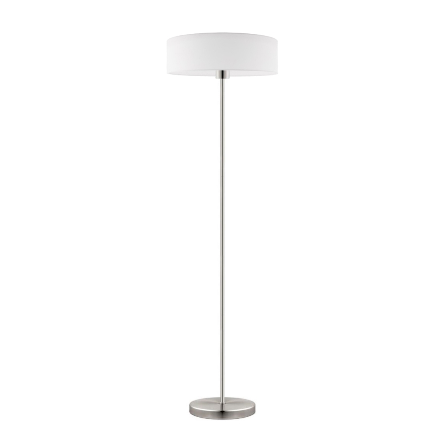 Eglo - LED  Põrandalamp TUNJA 1xE27/60W/230V matt kroom/valge