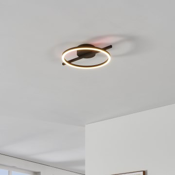 Eglo - LED RGB Hämardatav laevalgusti LED/17W/230V 2700-6500K must + kaugjuhtimispult