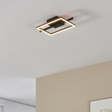 Eglo - LED RGB Hämardatav laevalgusti LED/17W/230V 2700-6500K must + kaugjuhtimispult