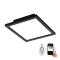 Eglo - LED RGB Hämardatav laevalgusti SALOBRENA-C LED/16W/230V 30x30 cm + kaugjuhtimispult