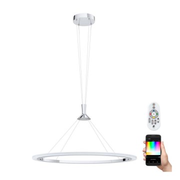 Eglo - LED RGB Hämardatav lühter HORNITOS-C LED/37W/230V + kaugjuhtimispult