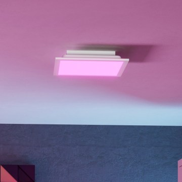 Eglo - LED RGBW hämardatav laelamp LED/14W/230V 2700-6500K 30x30 cm valge