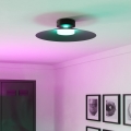 Eglo - LED RGBW hämardatav laelamp LED/15,5W/230V 2700-6500K läbimõõt 45 cm must