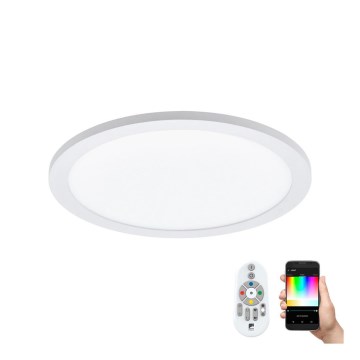 Eglo - LED RGBW hämardatav laelamp SARSINA-C LED/16W/230V + kaugjuhtimispult