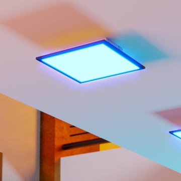 Eglo - LED RGBW hämardatav laevalgusti LED/14W/230V 2700-6500K 30x30 cm must