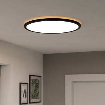 Eglo - LED RGBW Hämardatav laevalgusti vannituppa LED/16,8W/230V 2700-6500K d. 50 cm IP44 must ZigBee