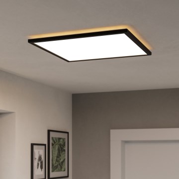 Eglo - LED RGBW Hämardatav laevalgusti vannituppa LED/17W/230V 2700-6500K 50x50cm IP44 must ZigBee
