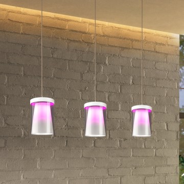 Eglo - LED RGBW Hämardatav lühter 3xLED/3,7W/230V 2700-6500K valge ZigBee