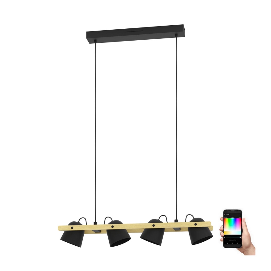 Eglo - LED RGBW Hämardatav lühter 4xLED/3,7W/230V 2700-6500K