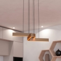 Eglo - LED RGBW hämardatav lühter kaablil 2xLED/18W/230V vask/must