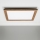 Eglo - LED RGBW Hämardatav pinnale kinnitatav valguspaneel SALOBRENA-C WOOD LED/30,5W/230V 2700-6500K 64x64 cm pruun + kaugjuhtimispult