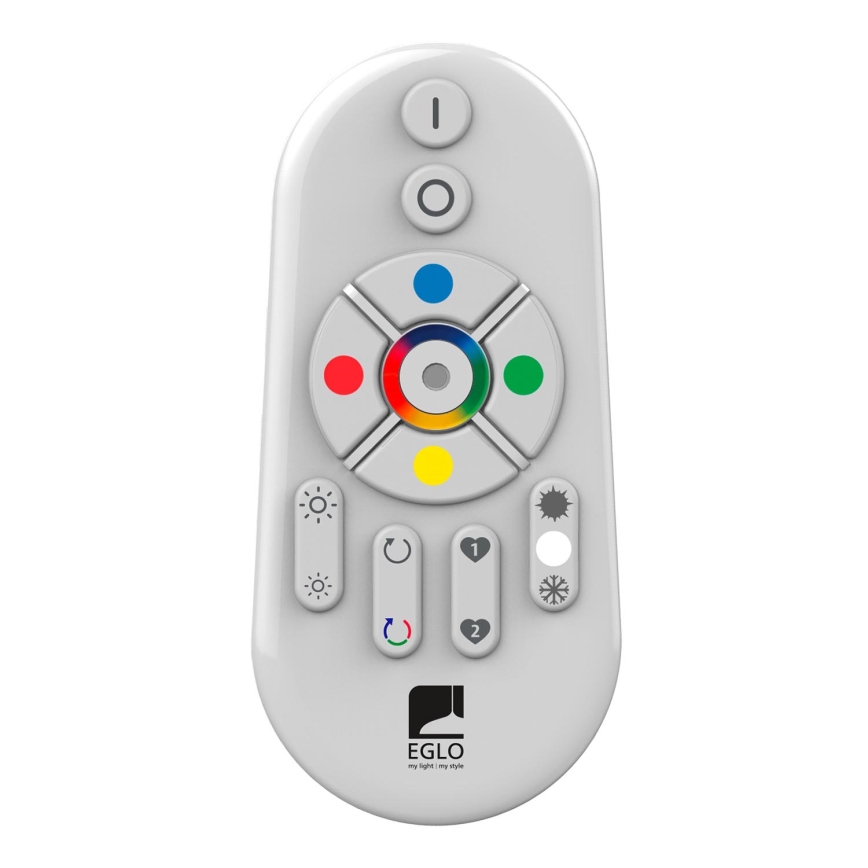 Eglo - LED RGBW hämardatav pinnapealne paneel SALOBRENA-C WOOD LED/16W/230V 2700-6500K 34x34 cm tumepruun + kaugjuhtimispult
