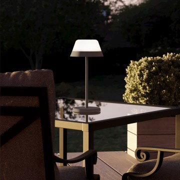 Eglo - LED RGBW Hämardatav puutetundlik väli lamp 2in1 LED/1,5W/5V 2600 mAh IP54 hall
