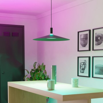 Eglo - LED RGBW hämardatav rippvalgusti kaablil LED/15,5W/230V 2700-6500K must