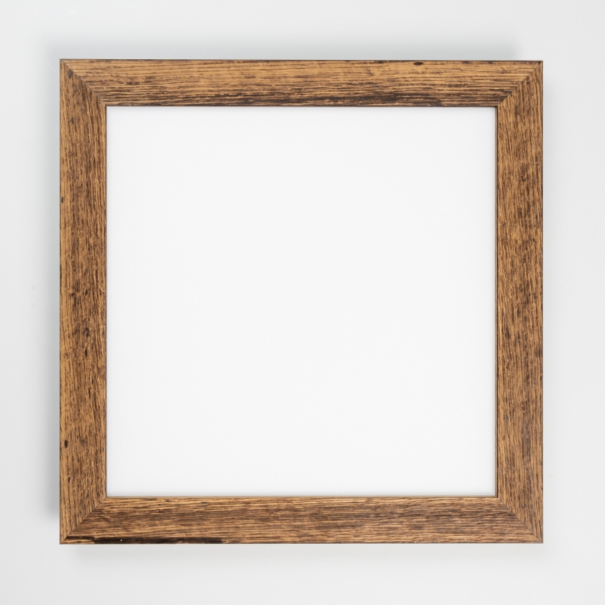 Eglo - LED RGBW Hämardatav pinnale kinnitatav valguspaneel SALOBRENA-C WOOD LED/21W/230V 2700-6500K 49,5x49,5 cm pruun + kaugjuhtimispult