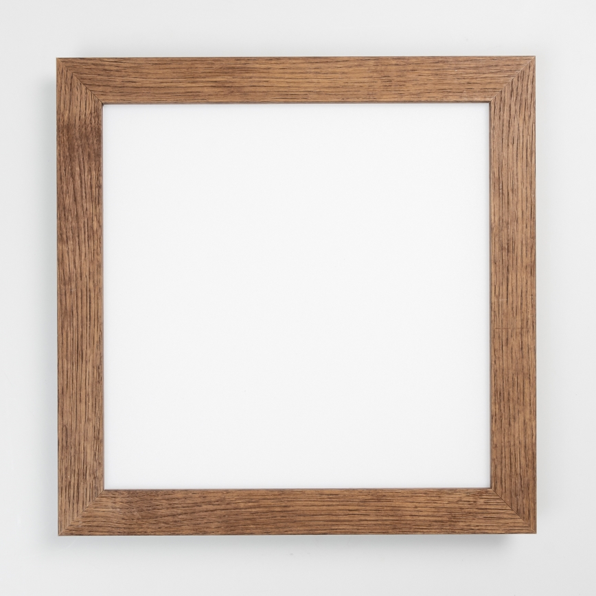 Eglo - LED RGBW Hämardatav pinnale kinnitatav valguspaneel SALOBRENA-C WOOD LED/21W/230V 2700-6500K 49,5x49,5 cm tumepruun + kaugjuhtimispult