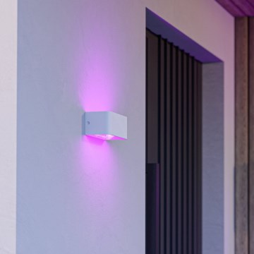 Eglo - LED RGBW hämardatav välisseinavalgusti LED/10W/230V 2700-6500K IP55 valge