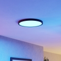 Eglo - LED RGBW hämardatav vannitoa laelamp LED/17,5W/230V 2700-6500K läbimõõt 38,9 cm IP44 must