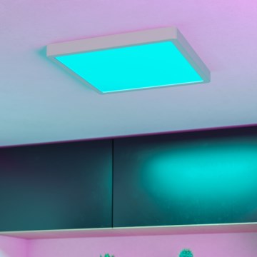 Eglo - LED RGBW hämardatav vannitoa laevalgusti LED/13,5W/230V 2700-6500K 29,5x29,5 cm IP44 valge