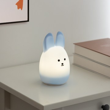 Eglo - LED RGBW laetav puutetundlik öölamp lastele LED/5W/5V 1200 mAh jänes