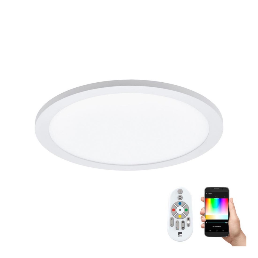 Eglo - LED RGBW Laevalgusti SARSINA-C LED/16W/230V + Pult