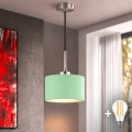 Eglo - LED rippvalgusti kaabliga TUNJA 1xE27/60W/230V Ø 20 cm roheline/must