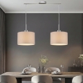 Eglo - LED rippvalgusti kaabliga TUNJA 2xE27/60W/230V beež