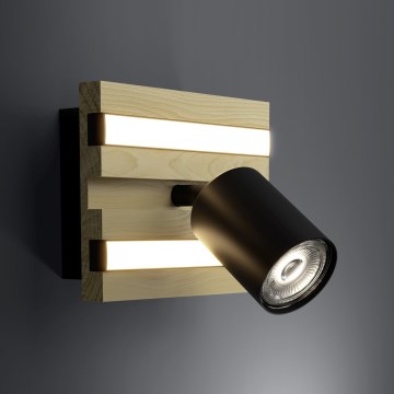 Eglo - LED seinapunktvalgusti LED/2,2W/230V + 2xLED/1,2W + 2xLED/2W beež/must