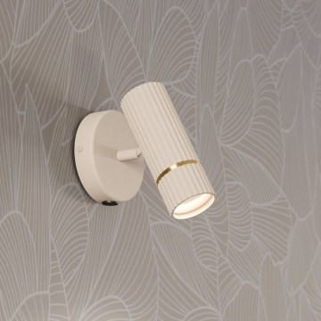 Eglo - LED Seinavalgusti 1xGU10/5W/230V 3000K beež