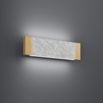 Eglo - LED Seinavalgusti 2xLED/5,4W/230V 3000K pruun/hall