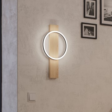 Eglo - LED Seinavalgusti LED/12W/230V 3000K beež/must