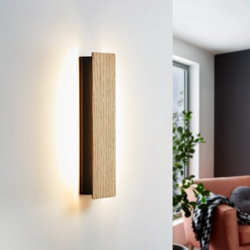 Eglo - LED Seinavalgusti LED/12W/230V 3000K pruun