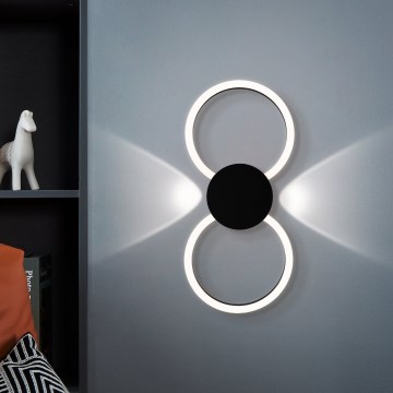 Eglo - LED seinavalgusti LED/20W/230V + LED/0,91W must