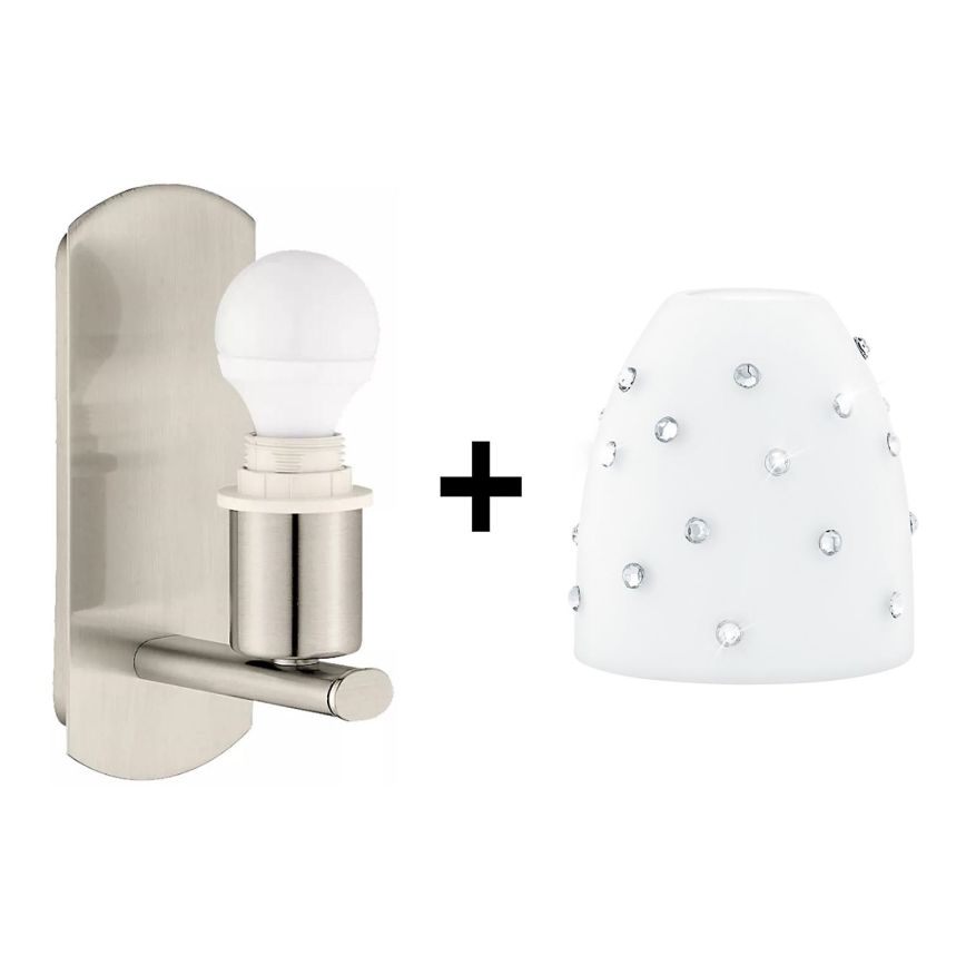 Eglo - LED Seinavalgusti MY CHOICE 1xE14/4W/230V matt kroom/valge