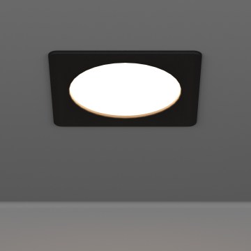 Eglo - LED-sissepaigaldatav laevalgusti LED/6,3W/230V 2700/4000/6500K 11,9x11,9 cm must