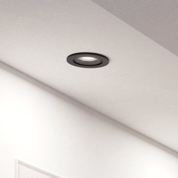 Eglo - LED süvistatav spot-valgusti 1xGU10/4,5W/230V must