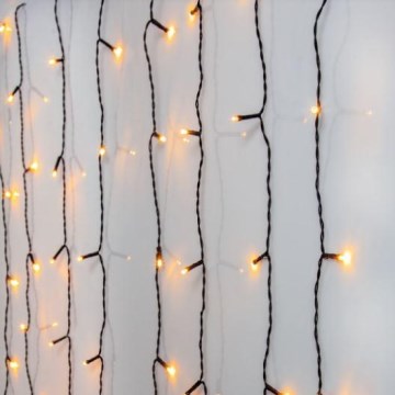 Eglo - LED-valguskardin 120 LED-i, 1,3 m, IP44, soe valge