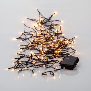 Eglo - LED Väli jõuluteemaline valguskett 160xLED 11,2 m soe valge IP44