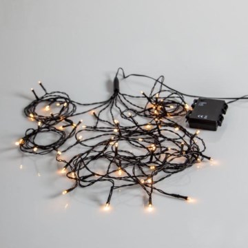 Eglo - LED Väli jõuluteemaline valguskett 64xLED/1 funktsioon 2,7m IP44 soe valge
