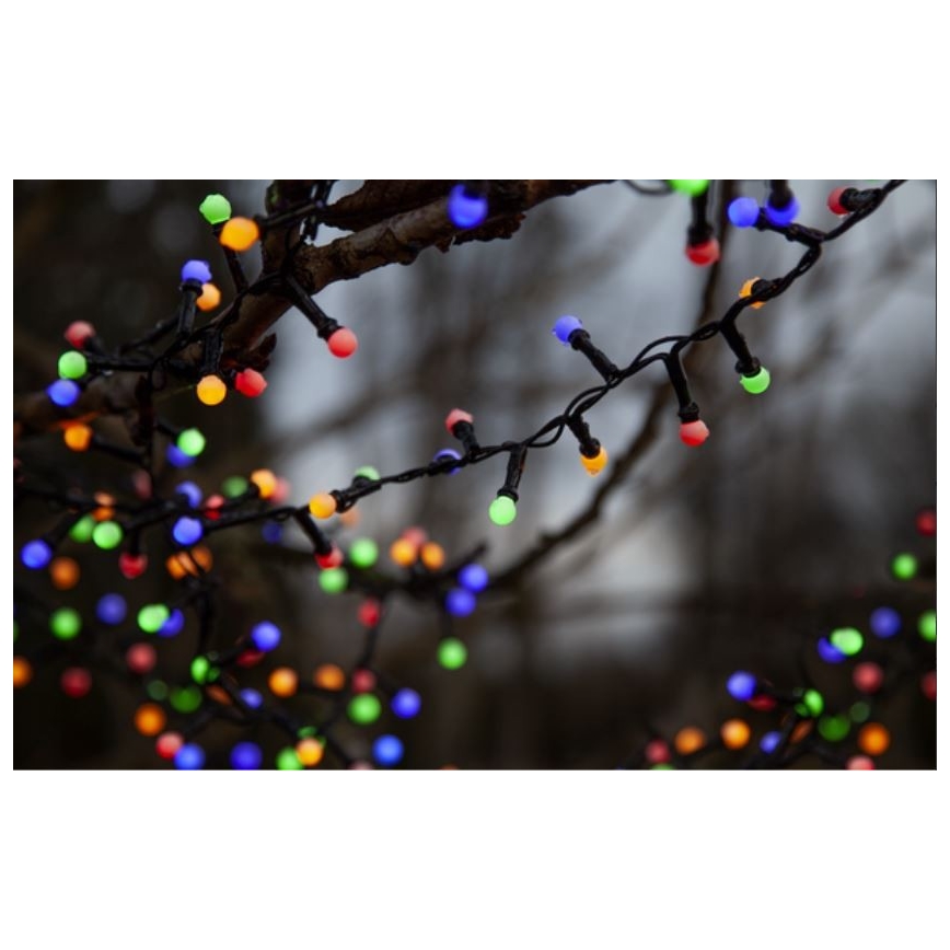 Eglo 472-53  -LED Väli jõuluteemaline valguskett 700xLED/8 funktsiooni 14m mitmevärviline IP44