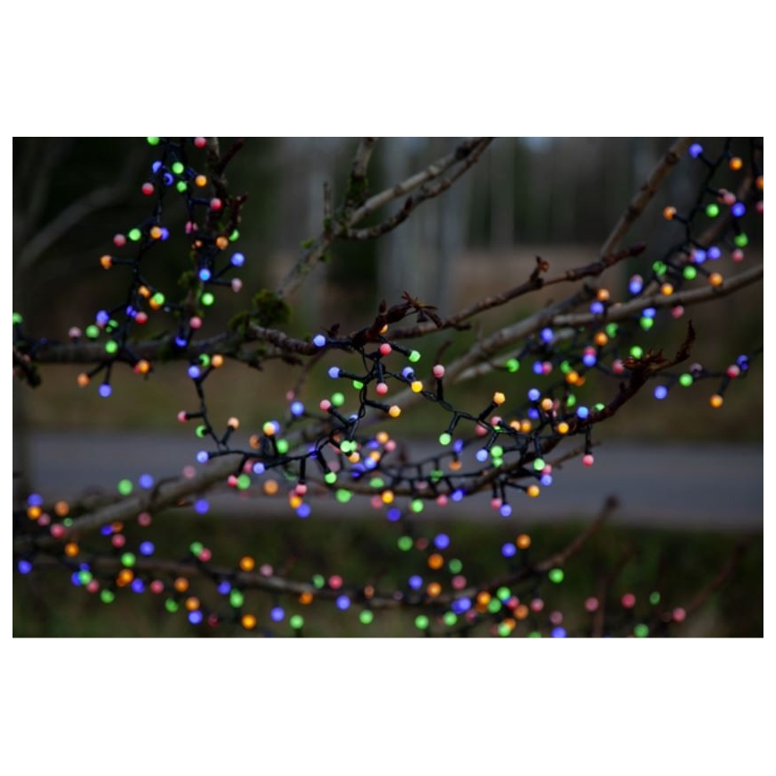Eglo 472-53  -LED Väli jõuluteemaline valguskett 700xLED/8 funktsiooni 14m mitmevärviline IP44