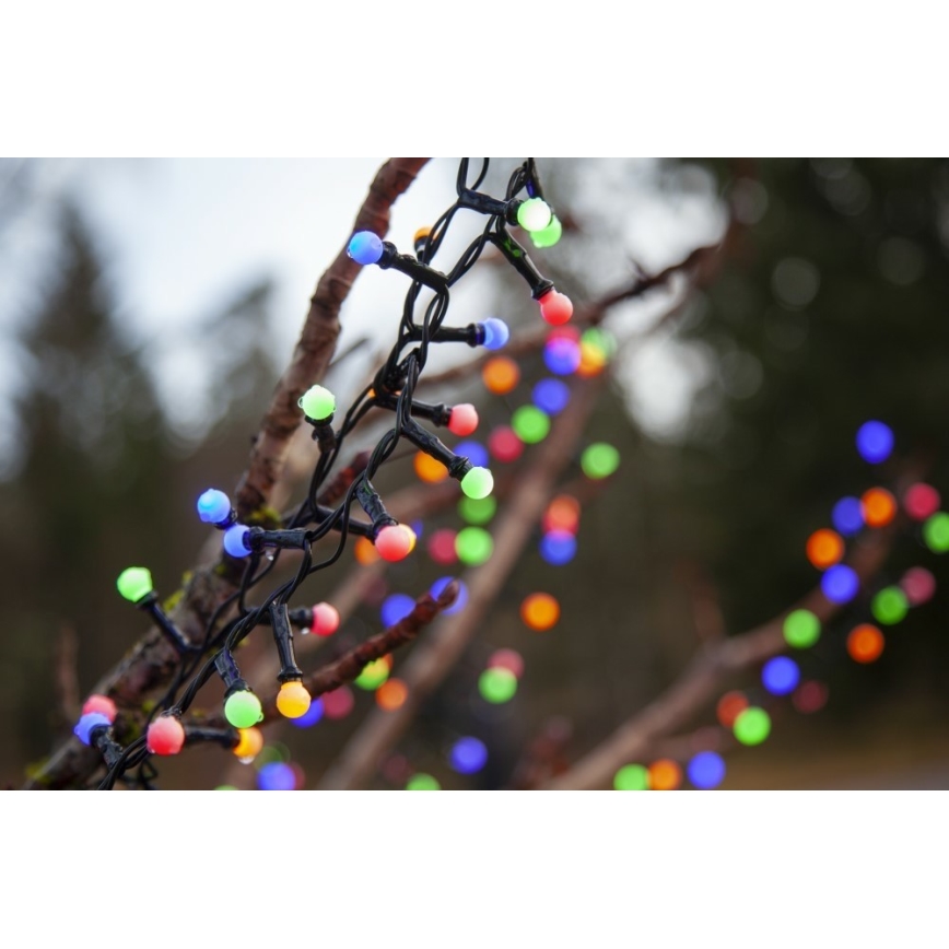 Eglo 472-53  -LED Väli jõuluteemaline valguskett 700xLED/8 funktsiooni 14m mitmevärviline IP44